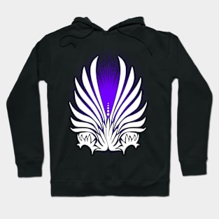 Wings in Purple Hoodie